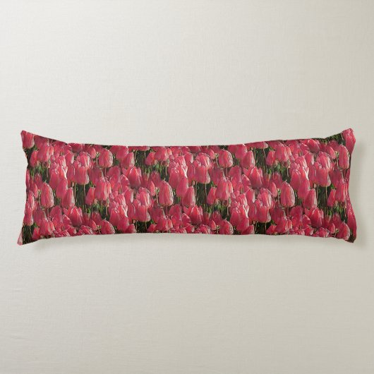 Coussins Longs Tulipes roses florales (Devant)