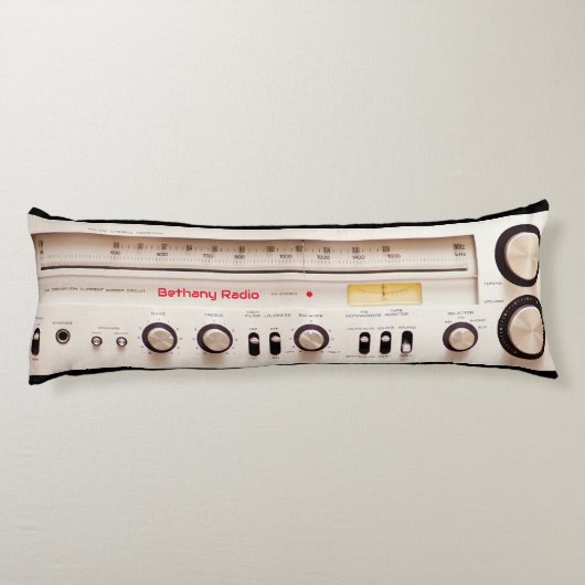 Coussins Longs Tuner stéréo rétro (Dos)