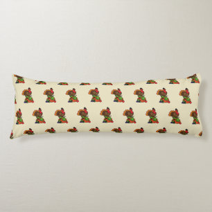 Coussins Longs Turquie mignonne avec moisson Thanksgiving