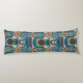 Coussins Longs Turquoise Gold Sun Southwestern Art (Dos)