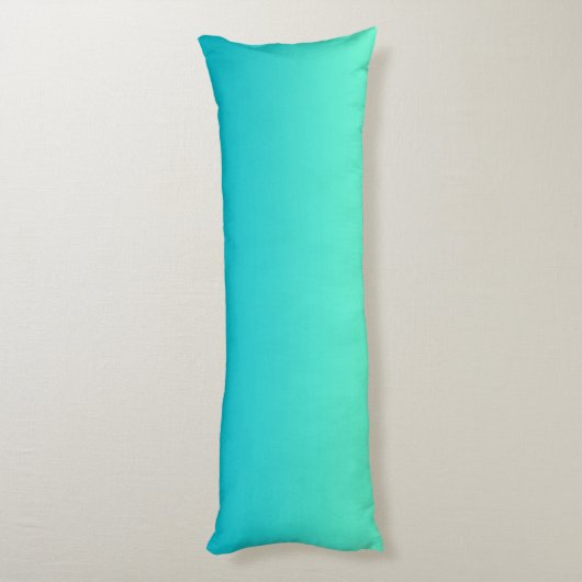Coussins Longs "Turquoise Ombre" (Dos (Vertical))