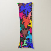 Coussins Longs Twirl coloré Abstrait / (Devant (Vertical))