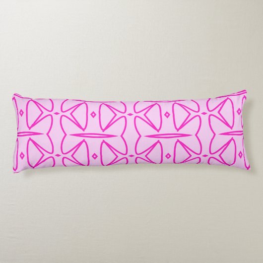 Coussins Longs Two Toned Pink Pattern Body Pillow (Dos)