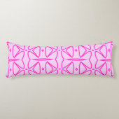 Coussins Longs Two Toned Pink Pattern Body Pillow (Devant)