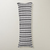 Coussins Longs un arrière - plan noir et blanc avec beaucoup de p (Devant (Vertical))