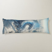 Coussins Longs Un dragon superbe entouré de nuages (Dos)