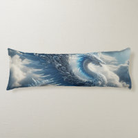 Un dragon superbe entouré de nuages