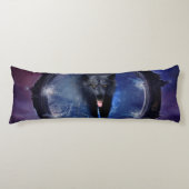 Coussins Longs Un loup magnifique passe par la porte (Devant)