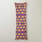 Coussins Longs Un oreiller rectangulaire présente un motif (Dos (Vertical))