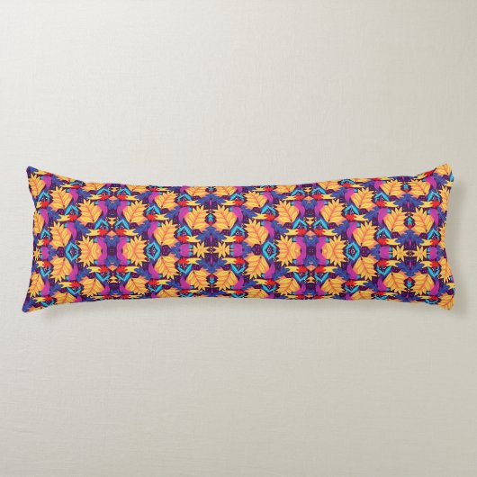 Coussins Longs Un oreiller rectangulaire présente un motif (Devant)
