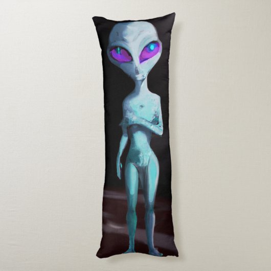 Coussins Longs Une amie alien (Dos (Vertical))