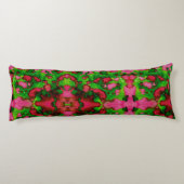 Coussins Longs Une étude en rose et vert (Dos)