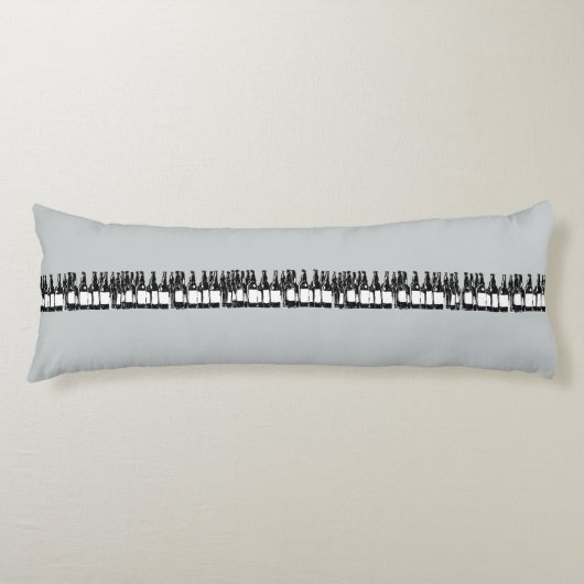 Coussins Longs une rangée de bouteilles de bière (Devant)