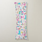 Coussins Longs Unicorn Doodle Motif (Devant (Vertical))