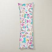 Coussins Longs Unicorn Doodle Motif (Dos (Vertical))