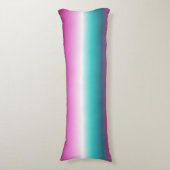 Coussins Longs unicorn lavender turquoise ombre turquoise mermaid (Devant (Vertical))