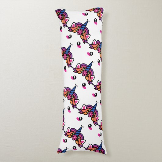 Coussins Longs Unicorne magique (Devant (Vertical))