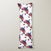 Coussins Longs Unicorne magique (Dos (Vertical))