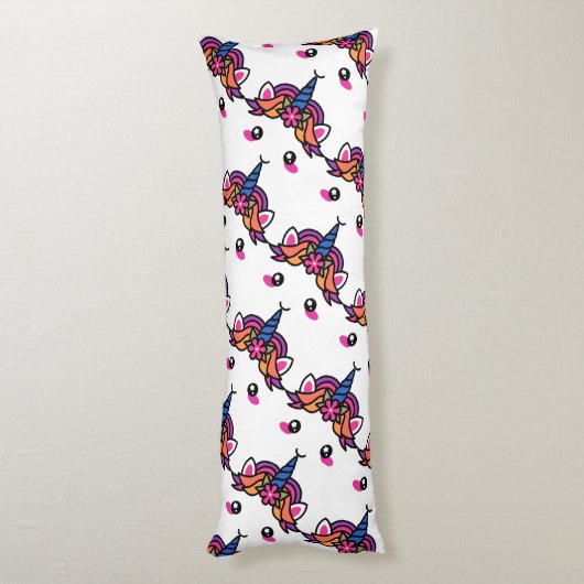 Coussins Longs Unicorne magique (Dos (Vertical))