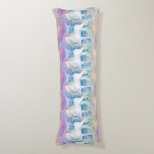 Coussins Longs Unicornes aquarelle (devant Vertical)