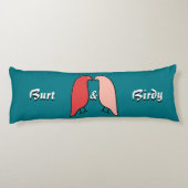 Coussins Longs Union Organisée des Oiseaux - Pop Art - Personnali (Dos)