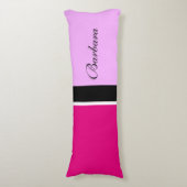 Coussins Longs Uniquement Arrière - plan couleur - rose clair + v (Devant (Vertical))