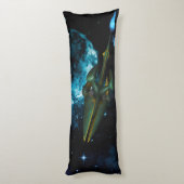 Coussins Longs Univers avec le bateau étranger (Dos (Vertical))