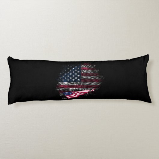 Coussins Longs USA flag (Dos)