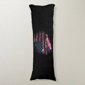Coussins Longs USA flag (Devant (Vertical))