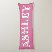 Coussins Longs Vache rose mignonne Imprimer Rodéo Occidental Mono (Dos (Vertical))