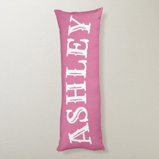 Coussins Longs Vache rose mignonne Imprimer Rodéo Occidental Mono (Dos (Vertical))