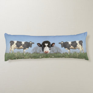 Coussins Longs Vaches de campagne et visage de vache personnalisa