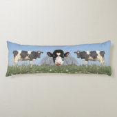 Coussins Longs Vaches de campagne et visage de vache personnalisa (Devant)