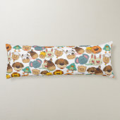 Coussins Longs Vaches de ferme adorables lapins cochon enfants bl (Dos)