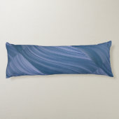 Coussins Longs Vagues Bleues profondes (Dos)