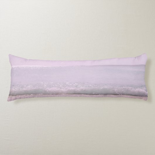 Coussins Longs Vagues océaniques Pastel doux 5 (Devant)