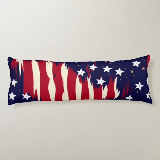 Coussins Longs Vagues patriotiques (Dos)