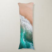 Coussins Longs Vagues sur la plage de sable  (Devant (Vertical))