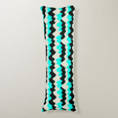 Coussins Longs Vagues turquoise (Devant (Vertical))