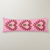 Coussins Longs Valentines Jour Amour Coeur Acorn Double Côté (Devant)