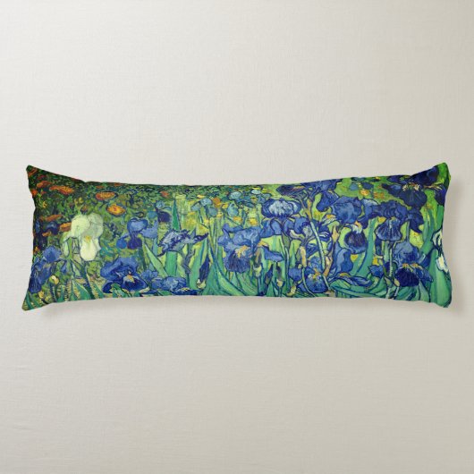 Coussins Longs Van Gogh Art Irises (Devant)