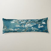 Coussins Longs Van Gogh Floraison d'Amandier Sarcelle Foncé (Dos)