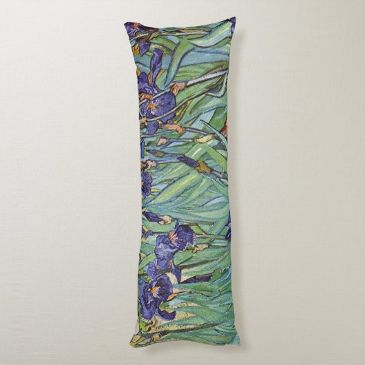 Coussins Longs Van Gogh Irises Peinture impressionniste (Dos (Vertical))
