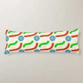 Coussins Longs Vector forme un motif transparent (Devant)