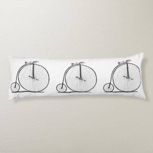 Coussins Longs Vélo à grande roue Penny Farthing (Dos)