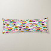 Coussins Longs Ventilateurs de drapeau de fierté LGBTQIA+ Queer e (Dos)