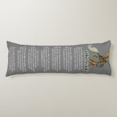 Coussins Longs Verre Jabberwocky à l'air signé (Devant)