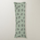 Coussins Longs Vert botanique sauge (Devant (Vertical))