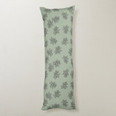 Coussins Longs Vert botanique sauge (Dos (Vertical))