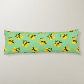 Coussins Longs Vert citron (Dos)